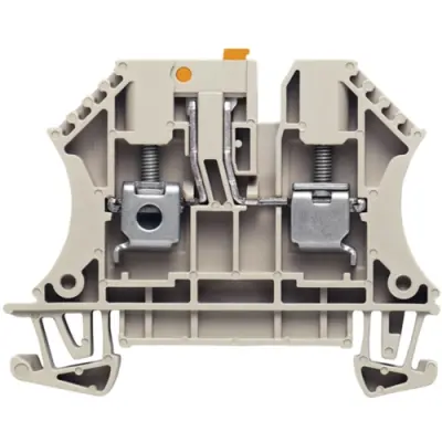 Disconnect/test-disconnect terminal block, screw connection, 0.5-4.0 mm², 32 A, 6 kV, dark beige, 7910180000 - 1