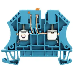 Disconnect/test-disconnect terminal block, screw connection, 0.5-4.0 mm², 32 A, 6 kV, blue, 7910190000