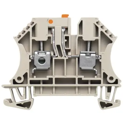 Disconnect/test-disconnect terminal block, screw connection, 0.5-4.0 mm², 32 A, 6 kV, dark beige, 7910210000 - 1