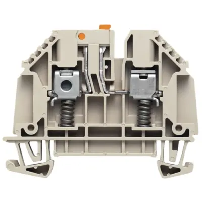 Disconnect/test-disconnect terminal block, screw connection, 0.5-4.0 mm², 32 A, 6 kV, dark beige, 7910270000 - 1