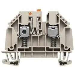 Disconnect/test-disconnect terminal block, screw connection, 0.5-4.0 mm², 32 A, 6 kV, dark beige, 7910300000
