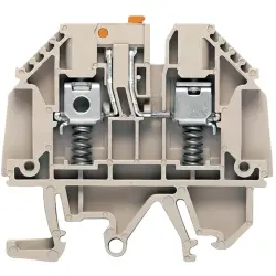 Disconnect/test-disconnect terminal block, screw connection, 0.5-4.0 mm², 32 A, 6 kV, dark beige, 7910360000