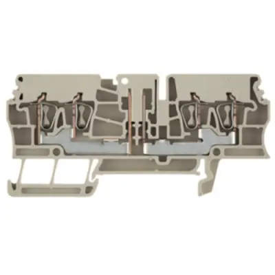 Disconnect/test-disconnect terminal block, spring balancer connection, 0.5-2.5 mm², 16 A, 6 kV, dark beige, 7920950000 - 1
