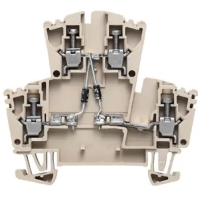 Component terminal block, screw connection, 0.5-4.0 mm², 10 A, 6 kV, dark beige, 8014670000 - 1