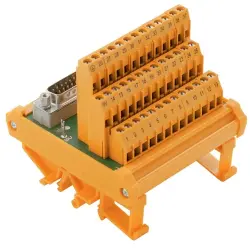 Transfer module, 37 pole, 1.5 A, 100 V, 8019960000, RS SD37S LP3R
