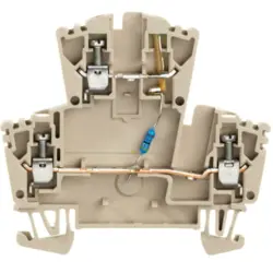 Multi level terminal block, screw connection, 0.5-4.0 mm², 10 A, 0.8 kV, dark beige, 8023610000