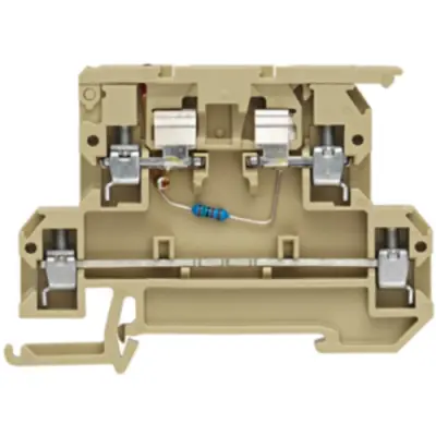 Fuse terminal block, 4 pole, 0.5-4.0 mm², 500 V, 6.3 A, 8215900000 - 1