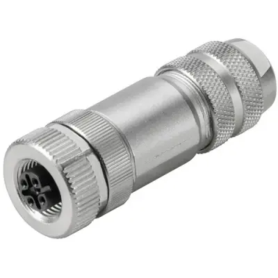 Jack, M12, 4 pole, screw connection, straight, 8426220000 - 1