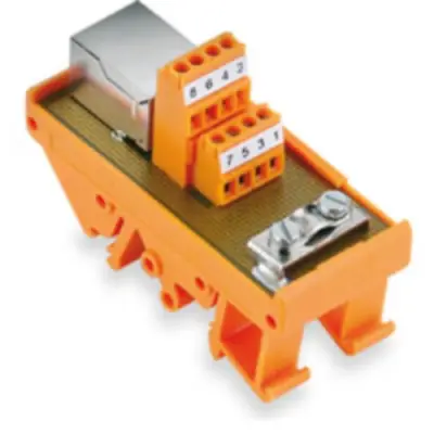 Transfer module, 8 pole, 1 A, 50 V, 8611320000, RS RJ45 - 1