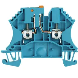 Disconnect/test-disconnect terminal block, screw connection, 0.5-4.0 mm², 24 A, 6 kV, blue, 8731640000