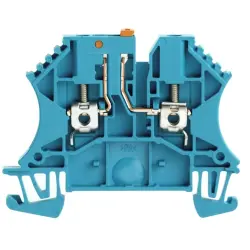 Disconnect/test-disconnect terminal block, screw connection, 0.5-4.0 mm², 24 A, 8 kV, blue, 8731660000