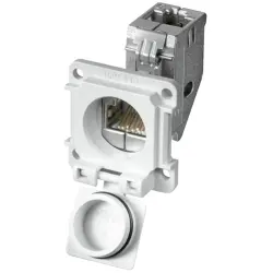 Modular adapter, RJ45 socket to RJ45 socket, angled, Cat 6, 8829440000