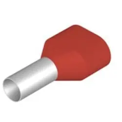 Insulated wire end ferrule, 10 mm², 26 mm/12 mm long, red, 9004710000