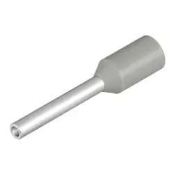 Insulated wire end ferrule, 0.14 mm², 10 mm/6 mm long, gray, 9005180000