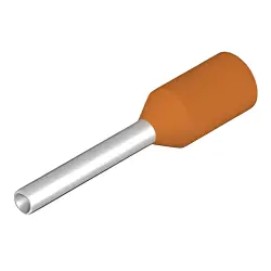 Insulated wire end ferrule, 0.5 mm², 14 mm/8 mm long, orange, 9005810000