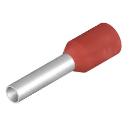 Insulated wire end ferrule, 1.5 mm², 14 mm/8 mm long, red, 9005840000