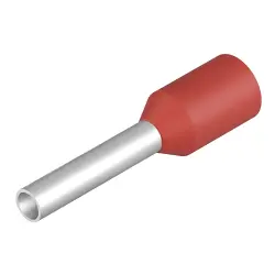 Insulated wire end ferrule, 1.0 mm², 14 mm/8 mm long, red, 9005880000