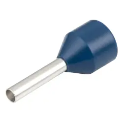 Insulated wire end ferrule, 2.5 mm², 21.5 mm/12 mm long, blue, 9006710000