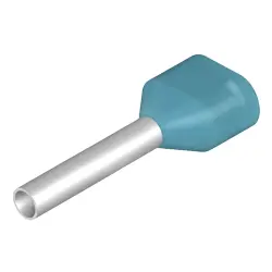 Insulated wire end ferrule, 0.75 mm², 15 mm/8 mm long, blue, 9018570000