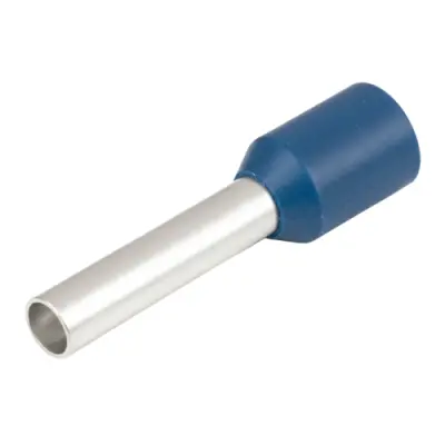 Insulated wire end ferrule, 2.5 mm², 19 mm/12 mm long, blue, 9019170000 - 1