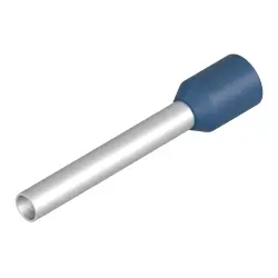 Insulated wire end ferrule, 2.5 mm², 25 mm/18 mm long, blue, 9019180000