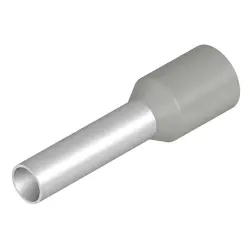 Insulated wire end ferrule, 4.0 mm², 20 mm/12 mm long, gray, 9019200000
