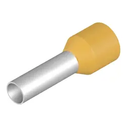 Insulated wire end ferrule, 6.0 mm², 20 mm/12 mm long, yellow, 9019220000