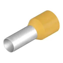Insulated wire end ferrule, 25 mm², 30 mm/16 mm long, yellow, 9019280000
