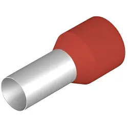 Insulated wire end ferrule, 35 mm², 30 mm/16 mm long, red, 9019310000