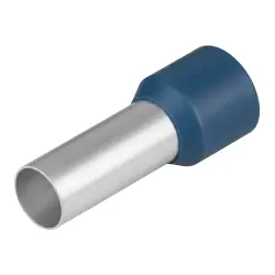 Insulated wire end ferrule, 50 mm², 41 mm/25 mm long, blue, 9019350000