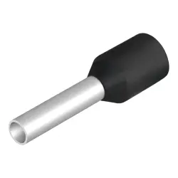 Insulated wire end ferrule, 1.5 mm², 14 mm/8 mm long, black, 9019430000