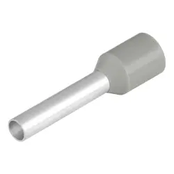 Insulated wire end ferrule, 2.5 mm², 19 mm/12 mm long, gray, 9021080000