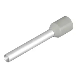 Insulated wire end ferrule, 2.5 mm², 25 mm/18 mm long, gray, 9021090000