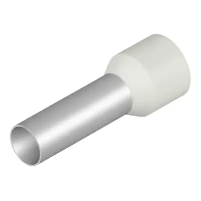 Insulated wire end ferrule, 16 mm², 28 mm/18 mm long, white, 9021180000 - 1