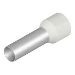 Insulated wire end ferrule, 16 mm², 28 mm/18 mm long, white, 9021180000