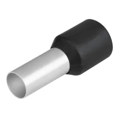 Insulated wire end ferrule, 25 mm², 30 mm/16 mm long, black, 9021190000 - 1