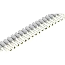 Insulated wire end ferrule, 2.5 mm², 10 mm long, gray, 9021970000