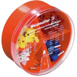 Wire end ferrules kit, 0.5 to 2.5 mm², 221 pieces, 9025390000