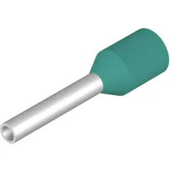 Insulated wire end ferrule, 0.34 mm², 10 mm/6 mm long, turquoise, 9025750000