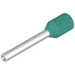 Insulated wire end ferrule, 0.34 mm², 12 mm/8 mm long, turquoise, 9025790000