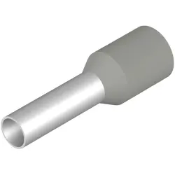 Insulated wire end ferrule, 4.0 mm², 18 mm/10 mm long, gray, 9026010000