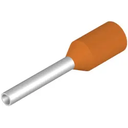 Insulated wire end ferrule, 0.5 mm², 14 mm/8 mm long, orange, 9026060000