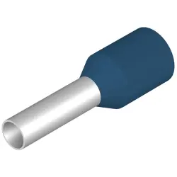 Insulated wire end ferrule, 2.5 mm², 15 mm/8 mm long, blue, 9026100000