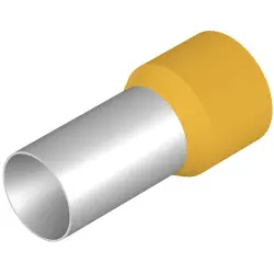 Insulated wire end ferrule, 150 mm², 54 mm/32 mm long, yellow, 9028230000
