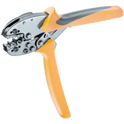 Crimping pliers for insulated cable lugs/connectors, 0.5-6.0 mm², AWG 21-10, Weidmüller 9202850000