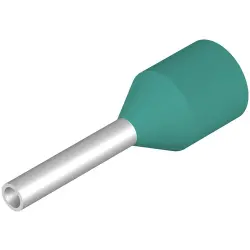 Insulated wire end ferrule, 0.34 mm², 11 mm/6 mm long, turquoise, 9204090000