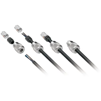 Plug, M12, 3 pole, IDC connection, straight, 9457720000 - 1