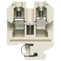 Through terminal block, screw connection, 1.5-16 mm², 2 pole, 57 A, 8 kV, beige, 9502610000