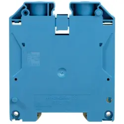 Through terminal block, screw connection, 16-70 mm², 2 pole, 192 A, 8 kV, blue, 9512420000