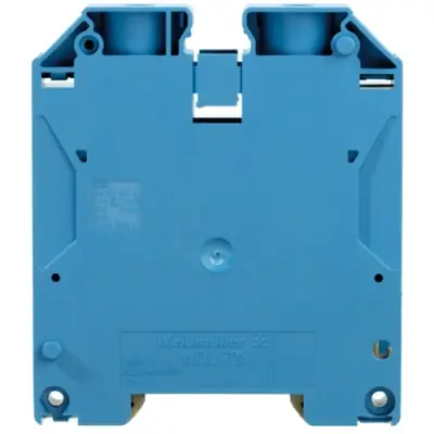 Through terminal block, screw connection, 16-70 mm², 2 pole, 192 A, 8 kV, blue, 9512420000 - 1